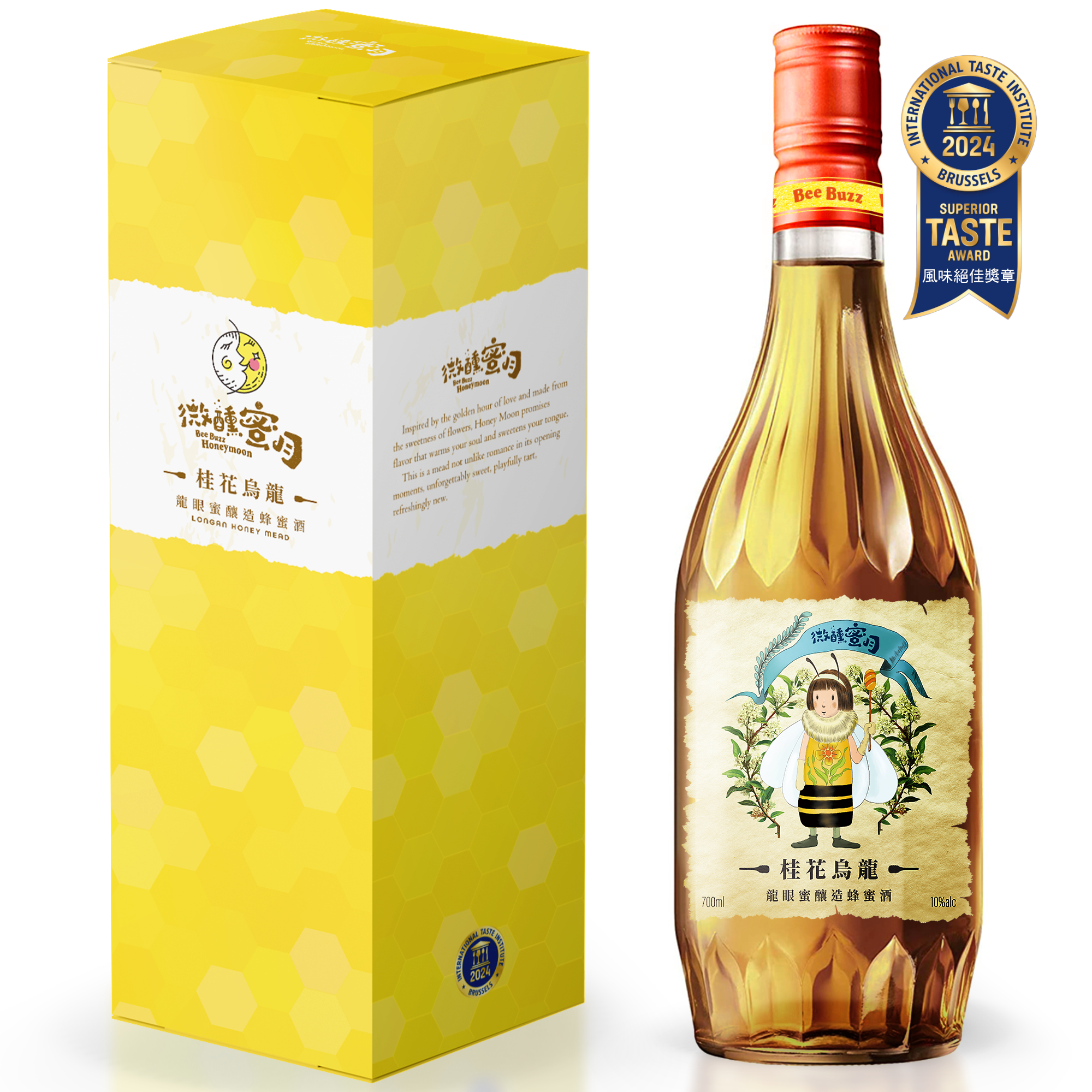 微醺蜜月-桂花烏龍蜂蜜酒桂花釀-水果酒釀造酒Mead-台灣製造- 傳奇酒業